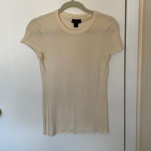 J Crew Collection Italian cashmere T-shirt, small